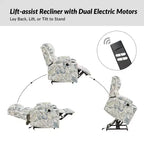 Poltrona Reclinabile Leo Dual Motor Lift Assist con Massaggio e Riscaldamento | HULALAHOME