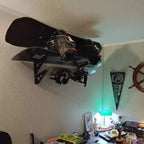 Porta Snowboard da Parete a 3 Livelli