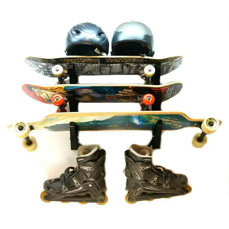 Porta Snowboard da Parete a 3 Livelli