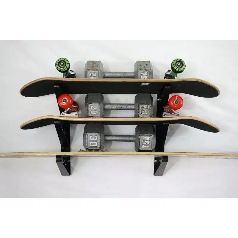 Porta Snowboard da Parete a 3 Livelli