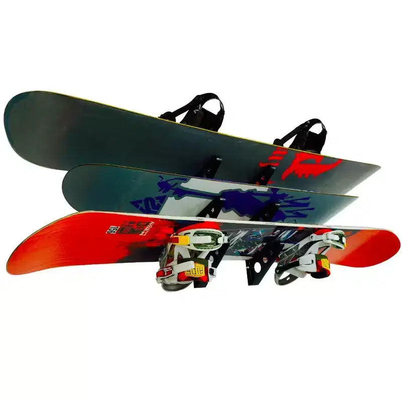 Porta Snowboard da Parete a 3 Livelli