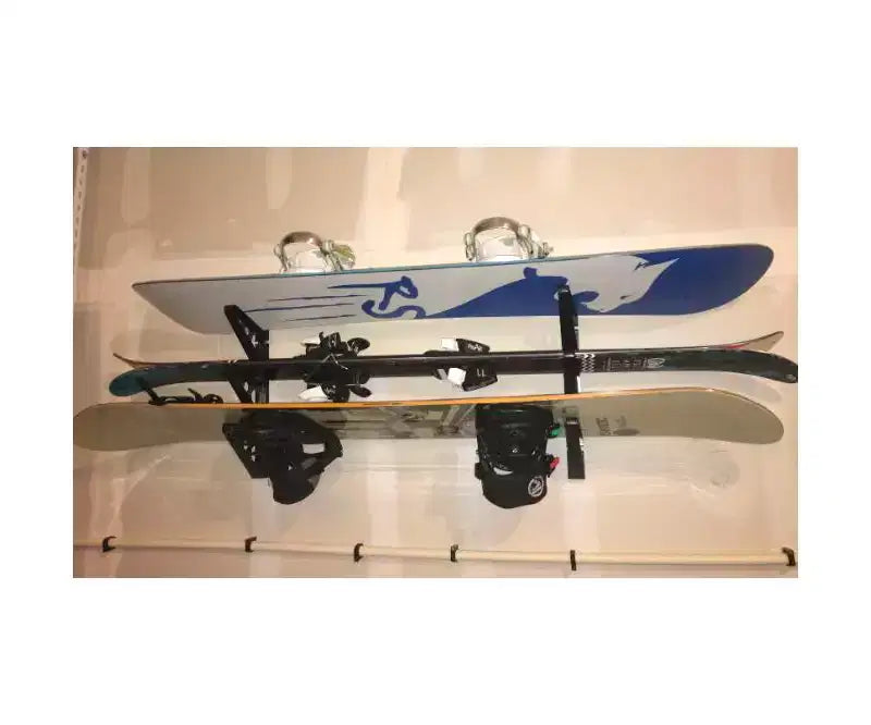 Porta Snowboard da Parete a 3 Livelli