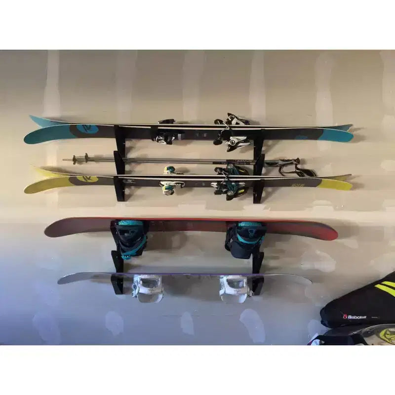 Porta Snowboard da Parete a 3 Livelli