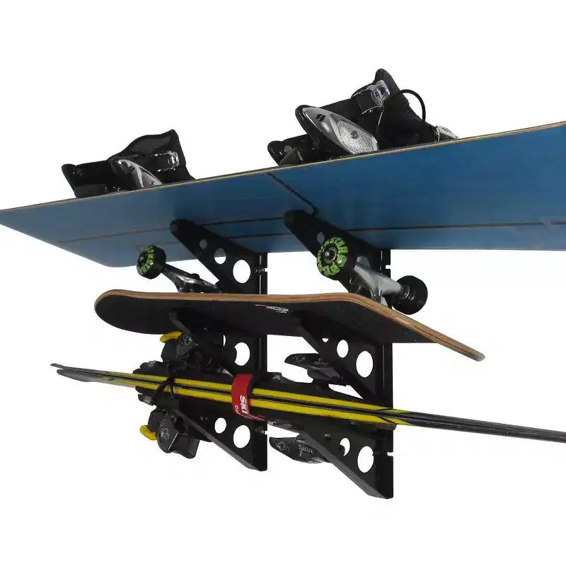 Porta Snowboard da Parete a 3 Livelli