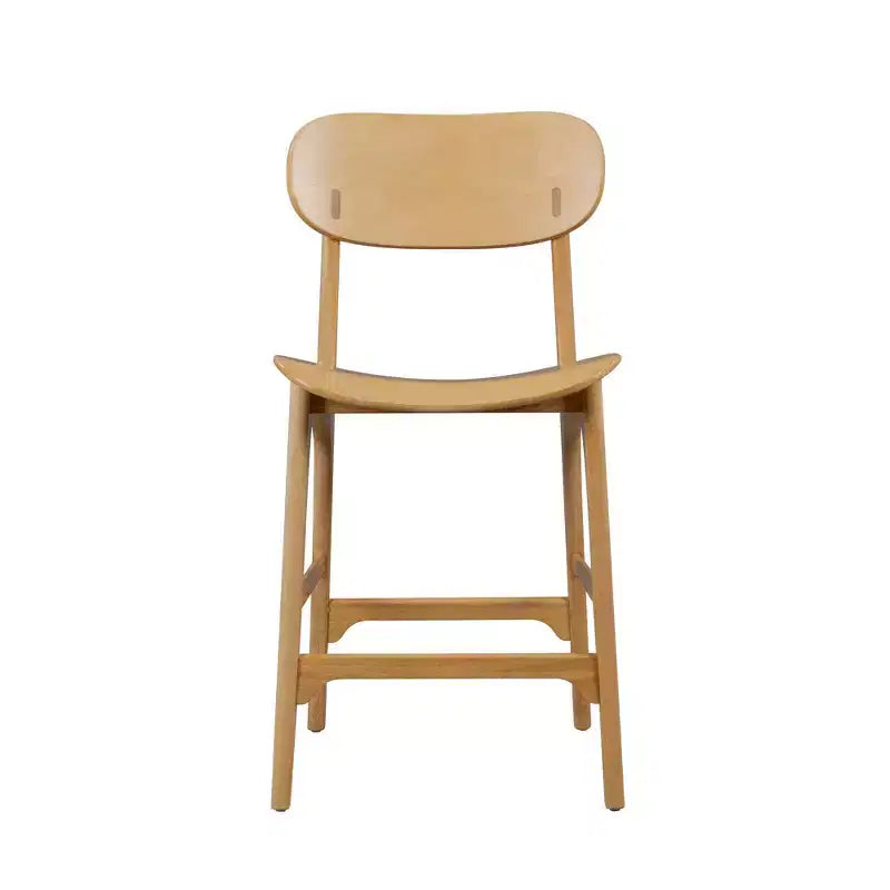 Sgabello da bar in legno altezza bancone – Stile metà secolo