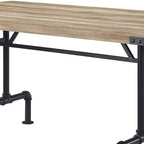 Tavolo da pranzo rettangolare da 162 cm – Rovere e nero