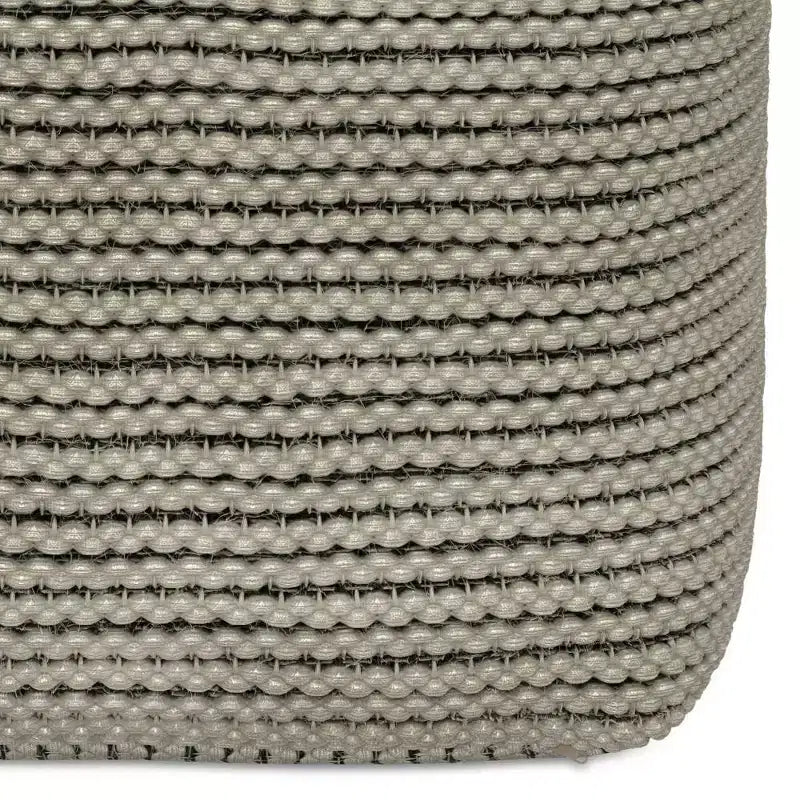 Pouf quadrato da esterno e interno – Crema