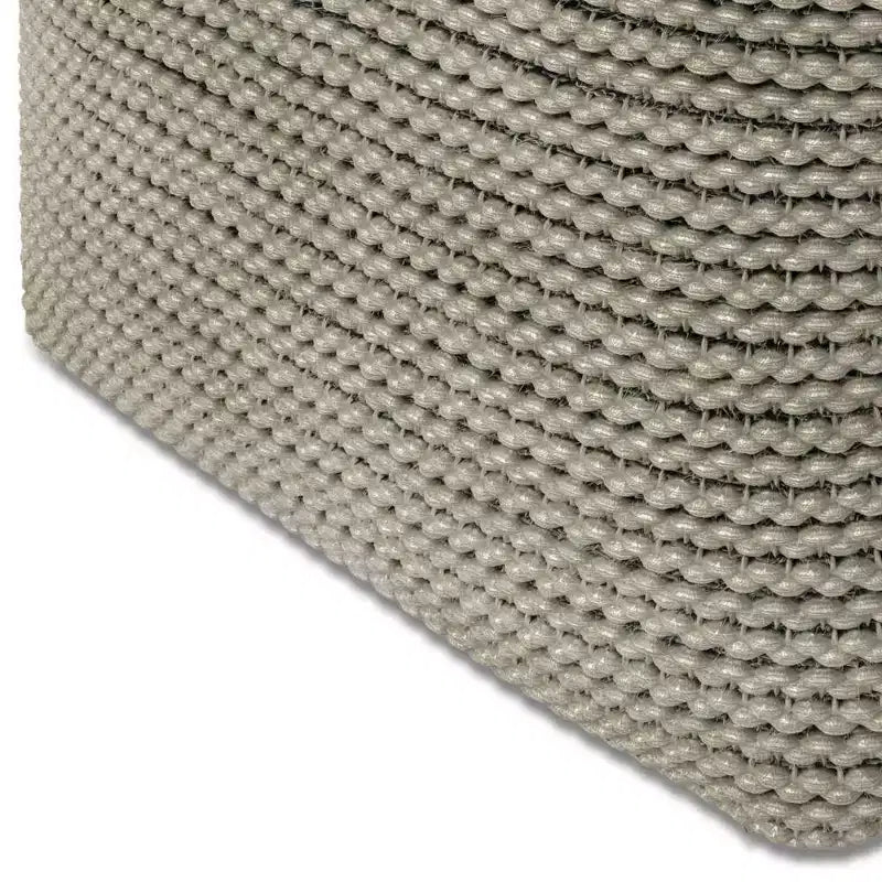 Pouf quadrato da esterno e interno – Crema