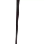 Tavolino ovale con base in alluminio e piano in vetro