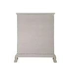 Cassettiera a 5 cassetti con finitura Bone White