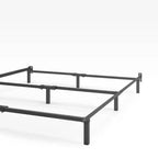 Struttura Letto Matrimoniale King Size in Metallo – Profilo Basso da 17,8 cm, Supporto a 9 Gambe