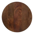 Tavolino d'accento moderno in legno con gambe oblique