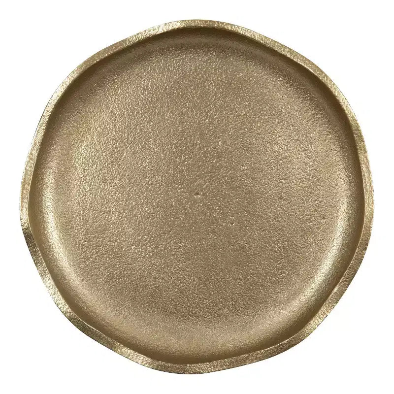 Tavolino tondo in alluminio