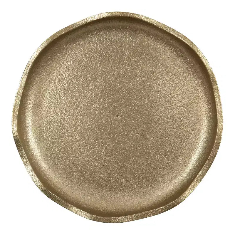 Tavolino tondo in alluminio