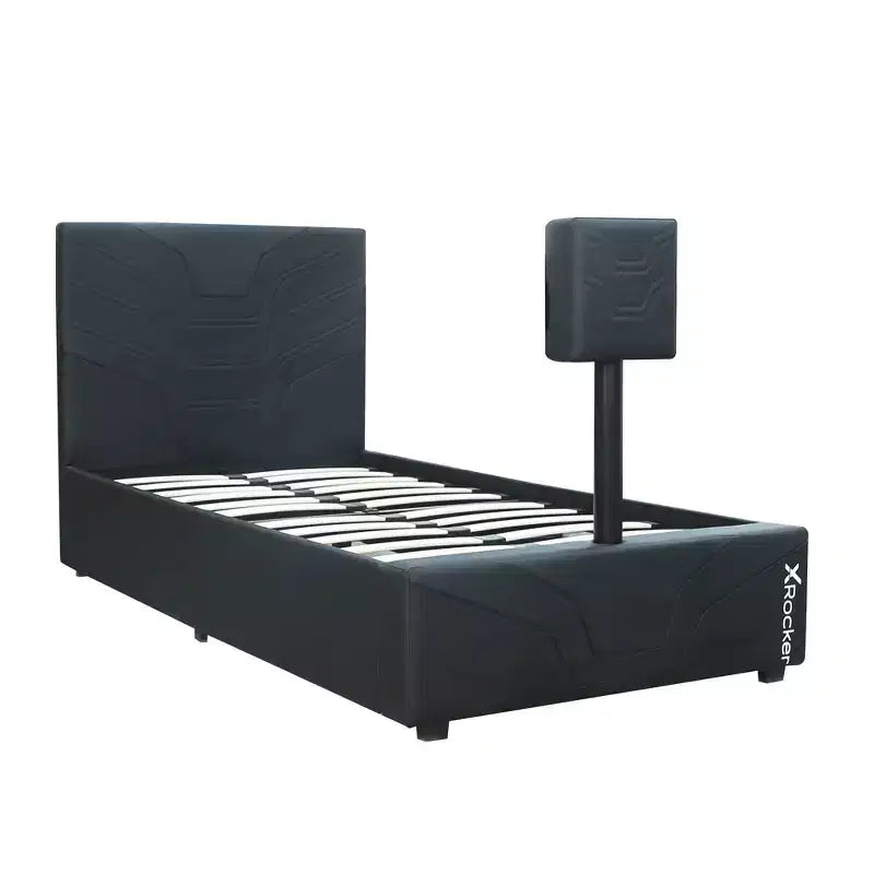 Oracle Gaming Bed with TV Mount For TVs up to 32 Black - X Rocker