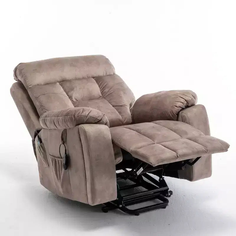 Poltrona reclinabile con sollevatore elettrico e massaggio, funzione di riscaldamento e tasca laterale - ModernLuxe
