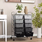 Carrello portatutto a 10 cassetti con ruote bloccabili