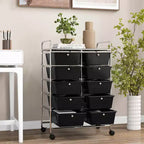 Carrello portatutto a 10 cassetti con ruote bloccabili