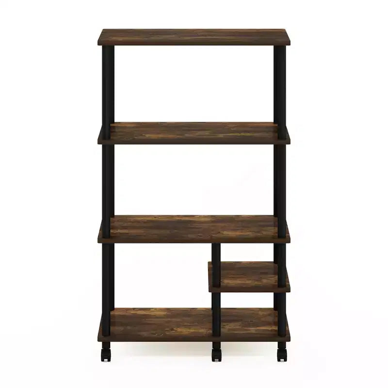 Scaffale da cucina a 4 ripiani con ruote