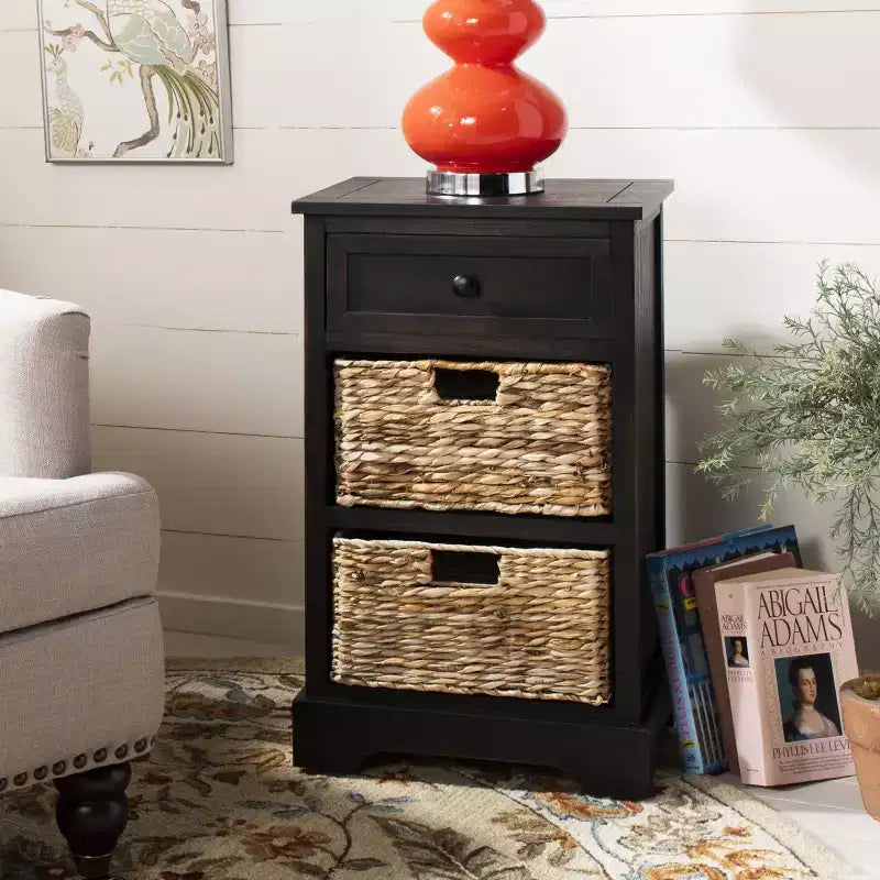 Tavolino da divano rustico con cassetto e ripiano fisso