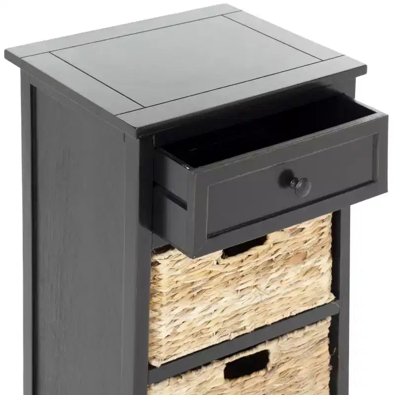 Tavolino da divano rustico con cassetto e ripiano fisso