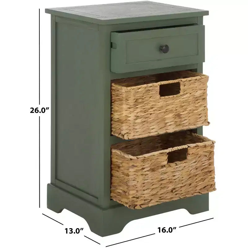 Tavolino da divano rustico con cassetto e ripiano fisso