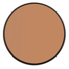 Tavolino da Caffè con Vassoio Rotondo – Oro Rosa e Nero
