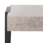 Tavolino Moderno di Metà Secolo – Grigio Chiaro e Nero