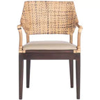 Carlo Arm Chair - SEA4002A - Brown&Honey/Beige - Safavieh