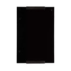 Specchio da parete rettangolare in bronzo, 20x31 pollici