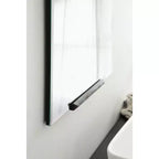 Specchio da parete rettangolare in bronzo, 20x31 pollici