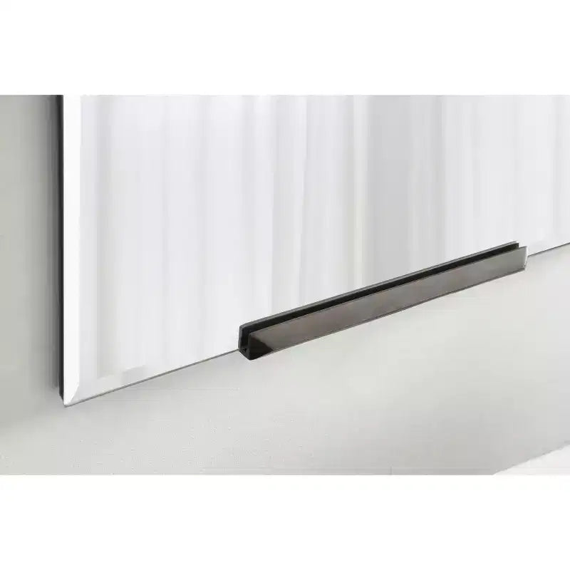 Specchio da parete rettangolare in bronzo, 20x31 pollici