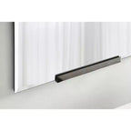 Specchio da parete rettangolare in bronzo, 20x31 pollici