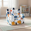 Costway Kids Sofa Chair Foam Filled Armchair Dinosaur Toddler Couch with Cover & Pillow