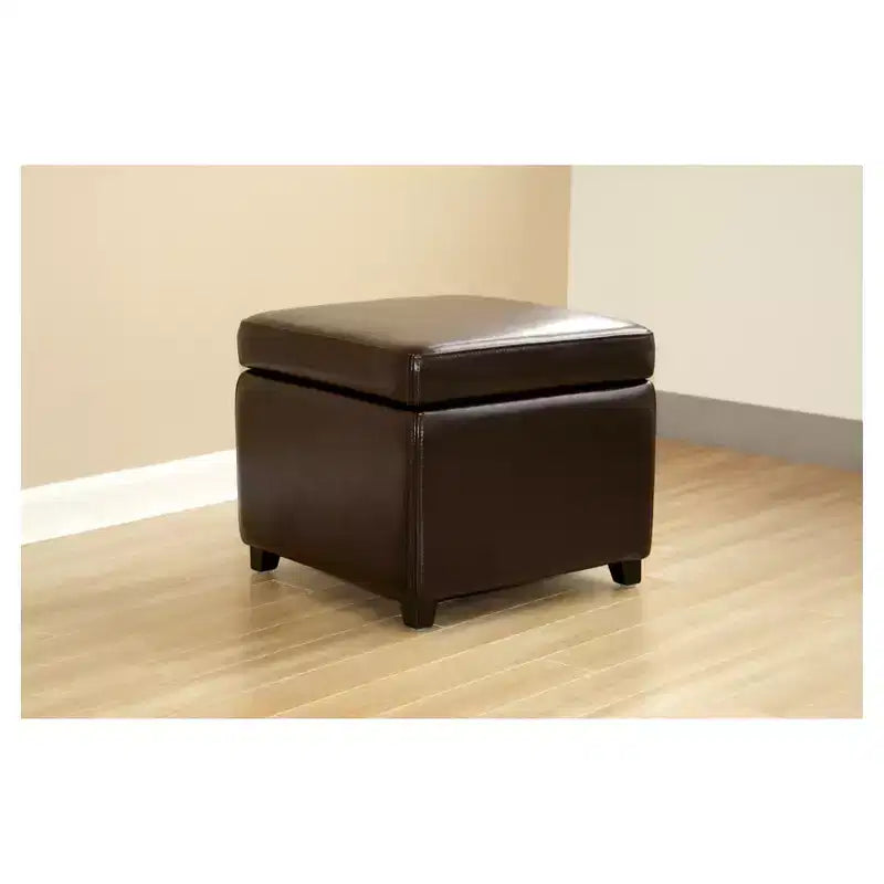 Pouf cubo portaoggetti piccolo – Similpelle