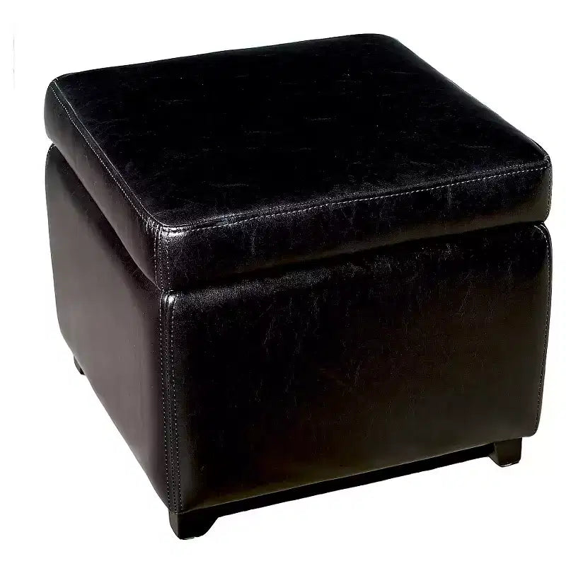 Pouf cubo portaoggetti piccolo – Similpelle