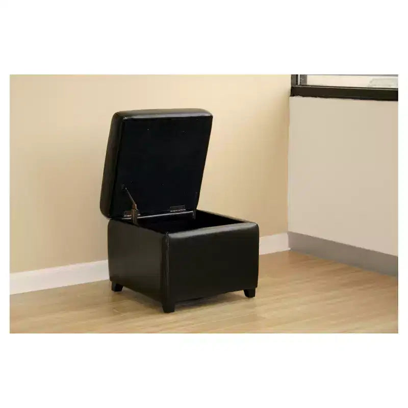 Pouf cubo portaoggetti piccolo – Similpelle