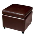 Pouf cubo portaoggetti piccolo – Similpelle