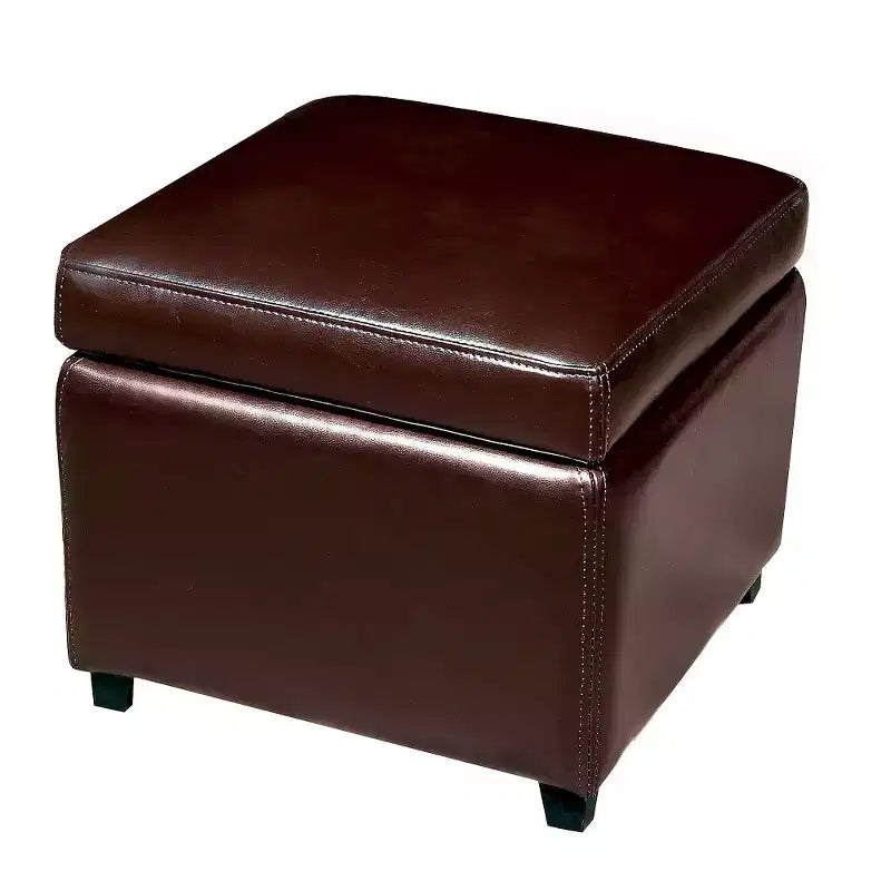 Pouf cubo portaoggetti piccolo – Similpelle
