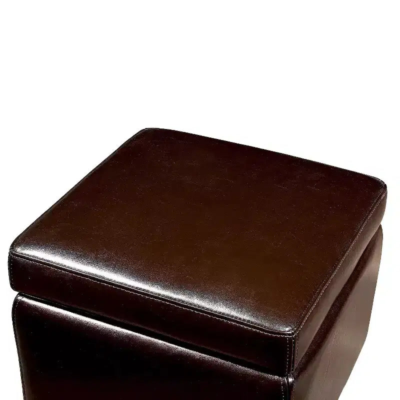 Pouf cubo portaoggetti piccolo – Similpelle