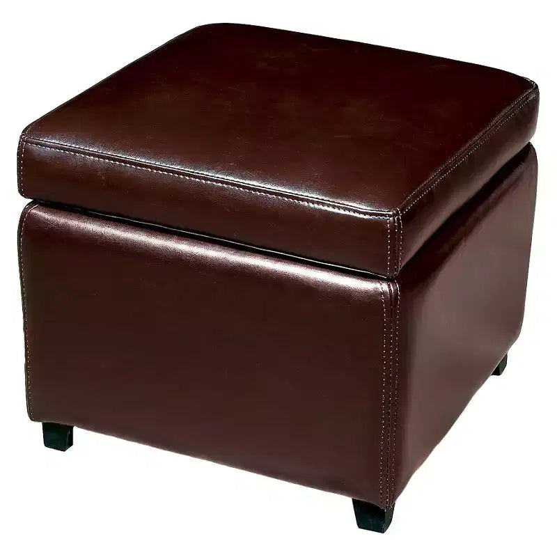 Pouf cubo portaoggetti piccolo – Similpelle