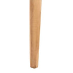 Panca da ingresso in legno di teak e pelle