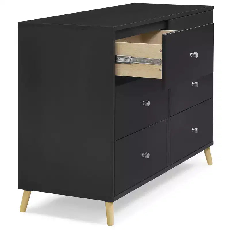 Cassettiera a 6 cassetti per bambini con sistema di sicurezza ad incastro