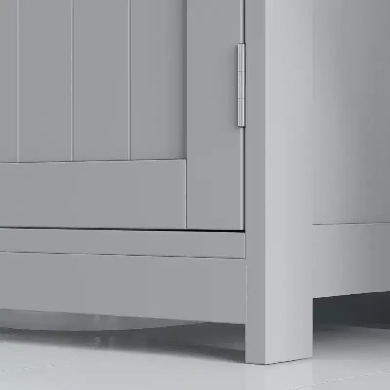 Mobiletto da Bagno Sottolavello con Apertura a U e Ripiano Regolabile