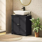 Mobiletto da Bagno Sottolavello con Apertura a U e Ripiano Regolabile