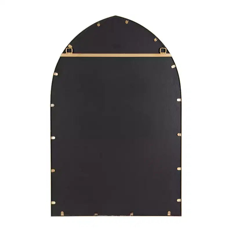 Specchio da parete ad arco con cornice, 24x36, oro