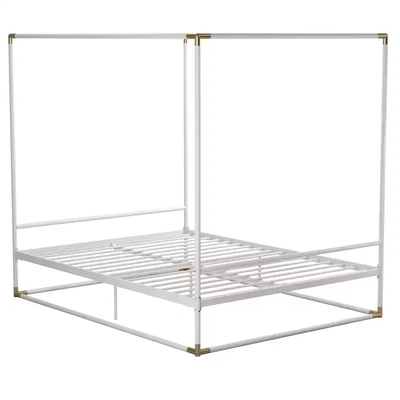 Letto a baldacchino in metallo - Queen Size