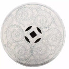 Sgabello da giardino/tavolino basso in ceramica Chinoiserie da 45,72 cm